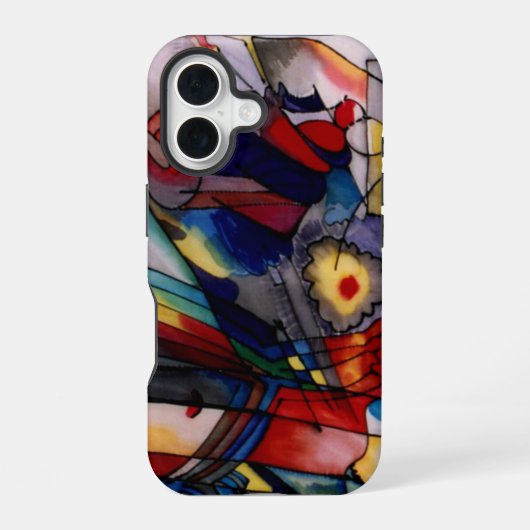 Kandinsky 1913 Abstract Schilderij iPhone 16 Hoesje (Achterkant)