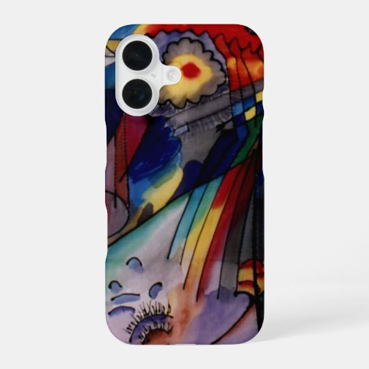 Kandinsky 1913 Abstract Schilderij iPhone 16 Hoesje (Achterkant)