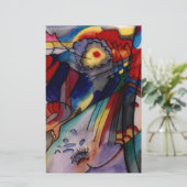 Kandinsky 1913 Abstracte Schilderij Briefpapier (Staand voorkant)