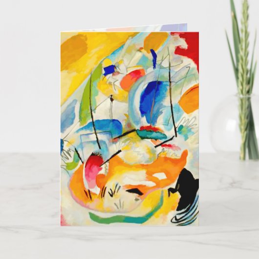 Kandinsky 1913/zee strijd/elftallen kaart (Voorkant)