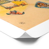 Kandinsky, 1915 - Waterverf zonder titel Poster (Hoek)