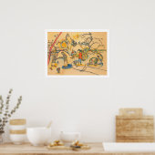 Kandinsky, 1915 - Waterverf zonder titel Poster (Keuken)