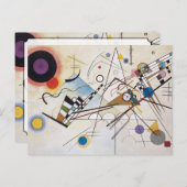 Kandinsky 1923/compositie viii/pixdezines briefkaart (Voorkant / Achterkant)