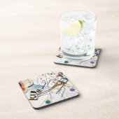 Kandinsky 1923/compositie viii/pixdezines drankjes onderzetter (Rechterzijde)