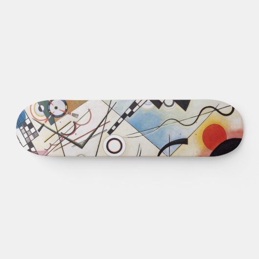 Kandinsky 1923 compositie viii/pixdezines persoonlijk skateboard (Horizontaal)