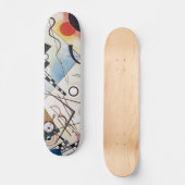 Kandinsky 1923 compositie viii/pixdezines persoonlijk skateboard (Voorkant)