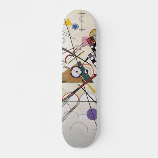 Kandinsky 1923 compositie viii/pixdezines skateboard (Voorkant)