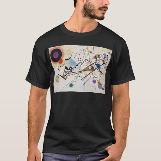 Kandinsky 1923/compositie viii/pixdezines t-shirt (Voorkant)