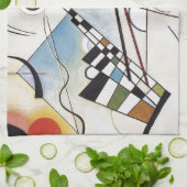 Kandinsky 1923/compositie viii/pixdezines theedoek (Gevouwen)