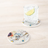 Kandinsky 1923/compositie viii/pixdezines zandsteen onderzetter (Zijkant)