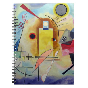 Kandinsky 1925/geel/rood/blauw/pixdezines notitieboek