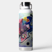 Kandinsky 1925 yellow red blue blue waterfles (Achterkant)