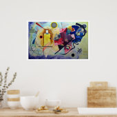 Kandinsky 1925/yellow/red/blue/pixdezines poster (Keuken)