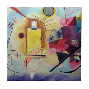 Kandinsky 1925/yellow/red/blue/pixdezines tegeltje