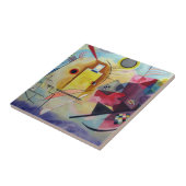Kandinsky 1925/yellow/red/blue/pixdezines tegeltje (Zijkant)