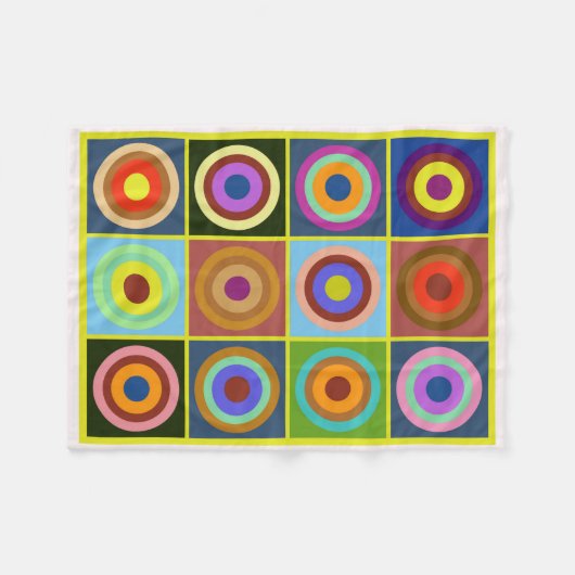 Kandinsky #19 fleece deken (Voorkant (Horizontaal))