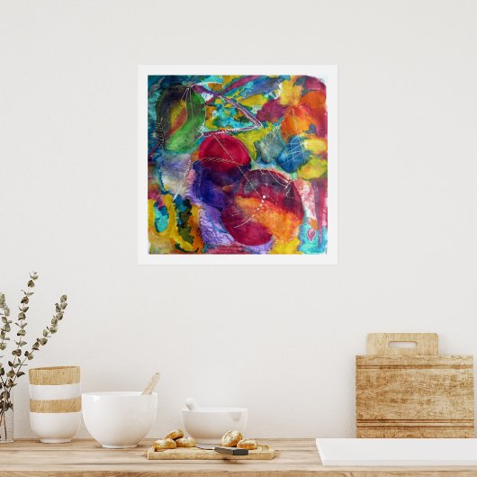 Kandinsky 1 poster (Keuken)