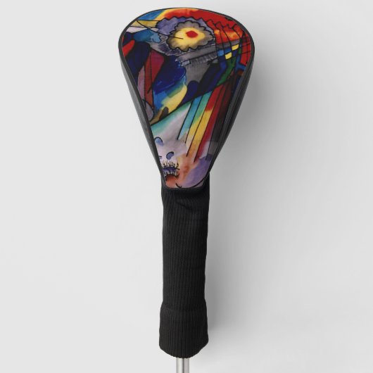 Kandinsky - 293, beroemd kunstwerk, golfheadcover (Voorkant)