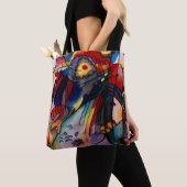 Kandinsky - 293, beroemd kunstwerk, tote bag (Dichtbij)