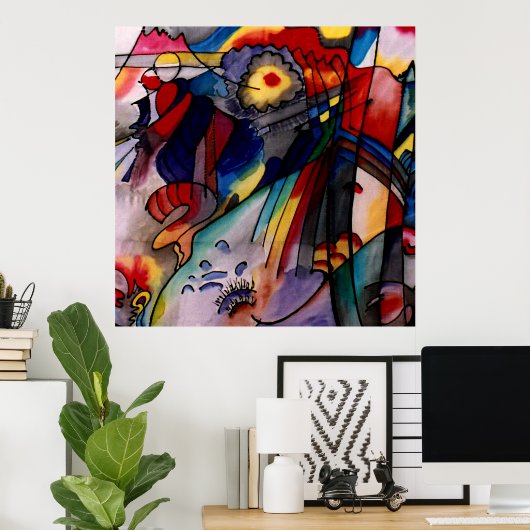 Kandinsky - 293, beroemde kunst, poster (Thuiskantoor)
