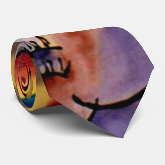 Kandinsky - 293, beroemde kunst, stropdas (Opgerold)