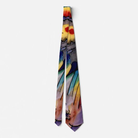 Kandinsky - 293, beroemde kunst, stropdas (Achterkant)