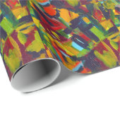 Kandinsky 304 Colorful Abstract Artwork Cadeaupapier (Rol Hoek)
