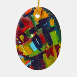 Kandinsky 304 Colorful Abstract Artwork Keramisch Ornament