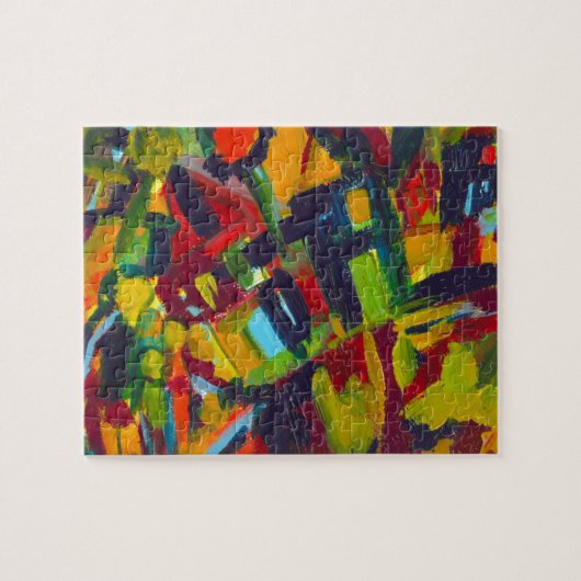 Kandinsky 304 Colorful Abstract Artwork Legpuzzel (Horizontaal)