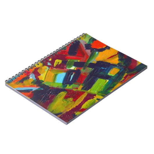 Kandinsky 304 Colorful Abstract Artwork Notitieboek (Linkerzijde)