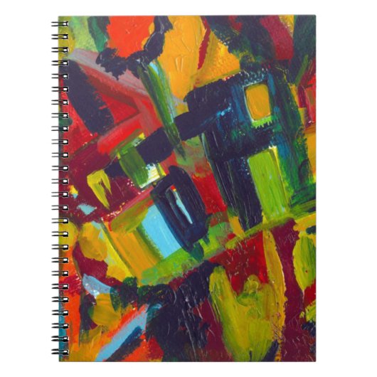 Kandinsky 304 Colorful Abstract Artwork Notitieboek (Voorkant)