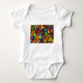 Kandinsky 304 Colorful Abstract Artwork Romper (Voorkant)