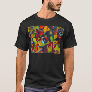Kandinsky 304 Colorful Abstract Artwork T-shirt