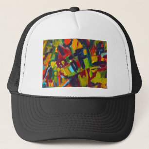Kandinsky 304 Colorful Abstract Artwork Trucker Pet