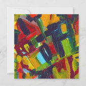 Kandinsky '304' Colorful Abstract schilderen (Achterkant)