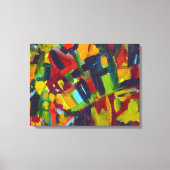 Kandinsky 304 Kleurrijk Abstract Schilderen Canvas Afdruk (Voorkant)