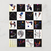 Kandinsky - 4x5=20 briefkaart (Voorkant)