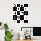 Kandinsky - 4x5=20, poster (Thuiskantoor)