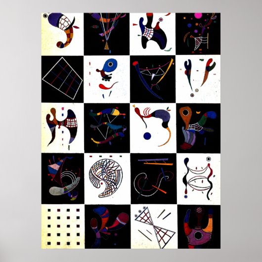 Kandinsky - 4x5=20, poster (Voorkant)