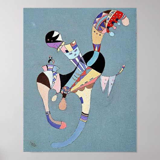 Kandinsky - A Floating Figure Poster (Voorkant)
