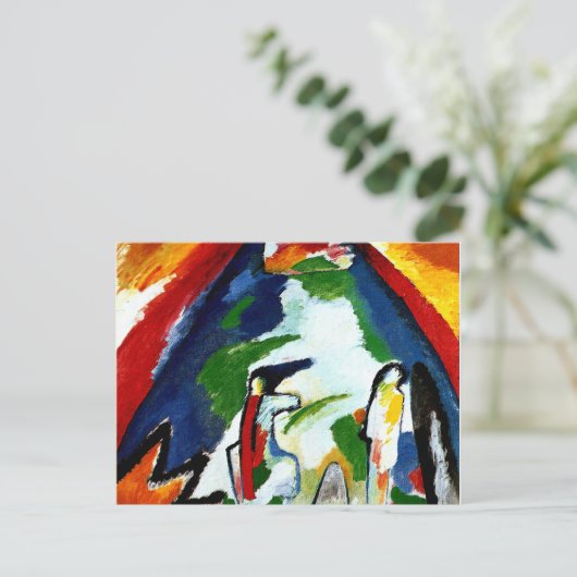 Kandinsky - A Mountain Briefkaart (Staand voorkant)