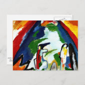 Kandinsky - A Mountain Briefkaart (Voorkant / Achterkant)