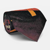 Kandinsky - Above and Left, Stropdas (Opgerold)