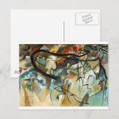 kandinsky abrupte kunst briefkaart (Voorkant / Achterkant)