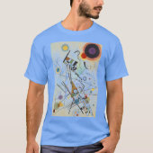 Kandinsky Absract Expressionist Carolina Blue T-shirt (Voorkant)