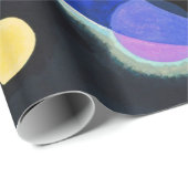 Kandinsky Abstract Art Blauw Zwart Rood Geel Cadeaupapier (Rol Hoek)