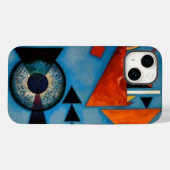 Kandinsky Abstract Blauw Sinaasappel Kunstverf Case-Mate iPhone Case (Achterkant (horizontaal))