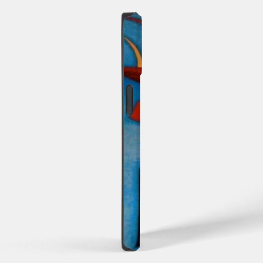 Kandinsky Abstract Blauw Sinaasappel Kunstverf Case-Mate iPhone Case (Achterkant / Rechts)