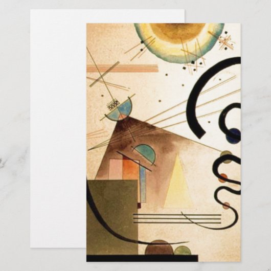 Kandinsky Abstract Briefpapier (Voorkant / Achterkant)