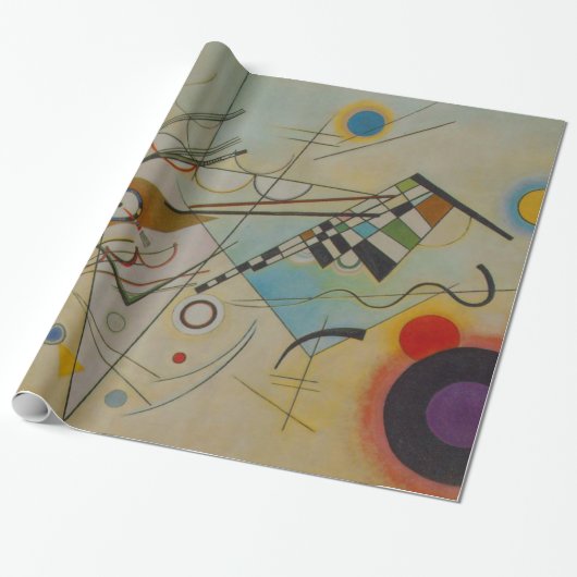 Kandinsky Abstract Canvas Kunstwerk Cadeaupapier (Uitgerold)
